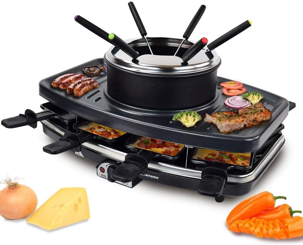 Raclette und Fondue-Set