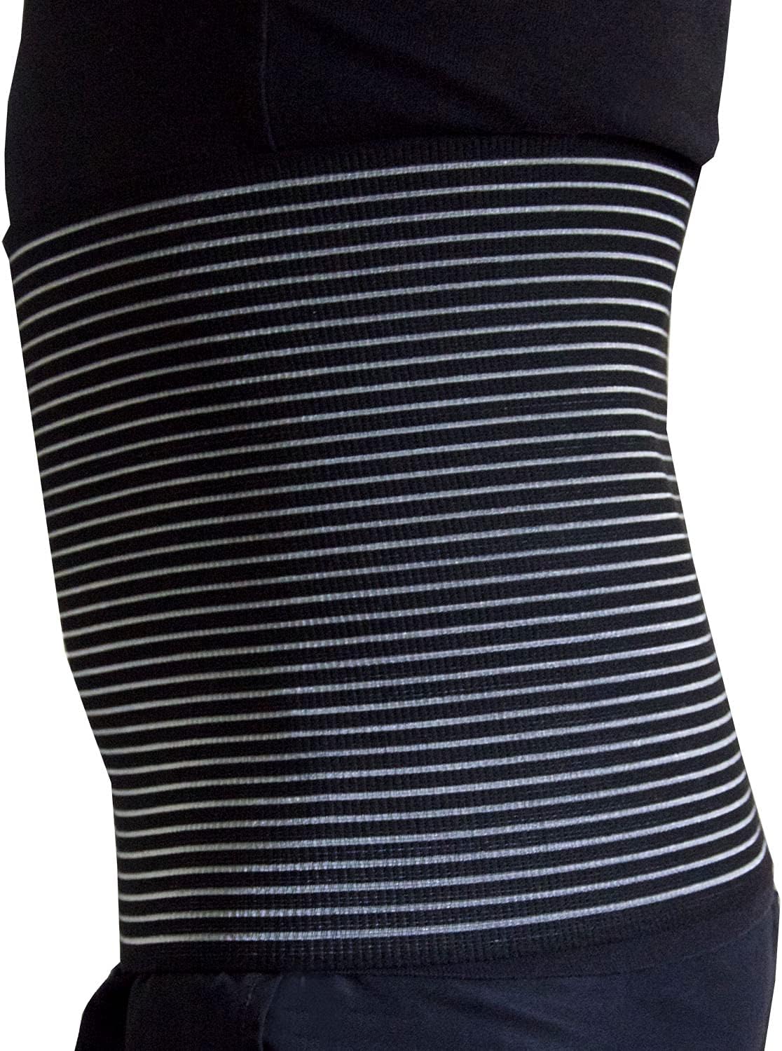 Postpartum Rückbildungsgürtel mit Rückenunterstützung, Schwarz M - 95/105 cm Bauchumfang