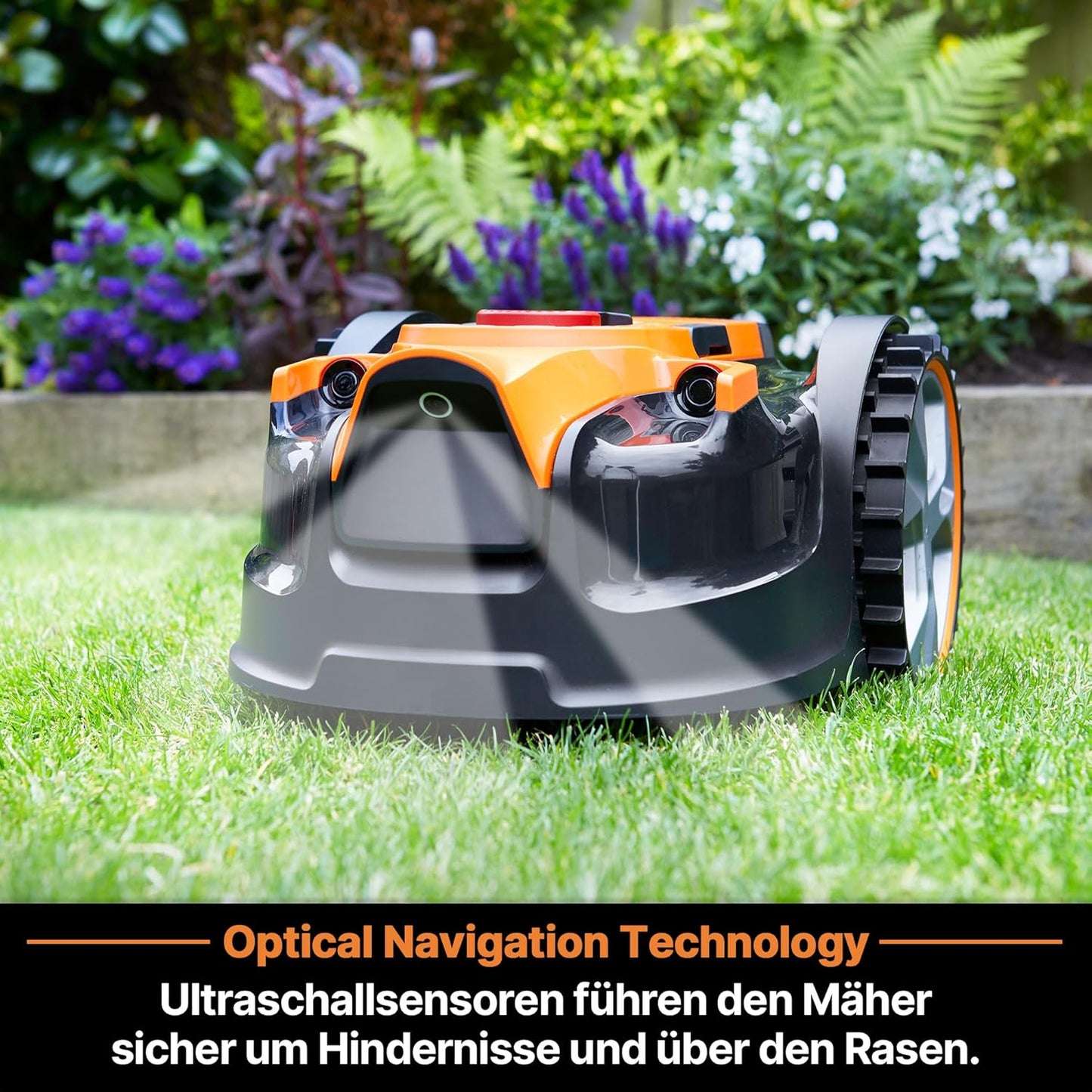 OcuMow16 Mähroboter kabellos für 200 ㎡ Rasenflächen, Mähroboter 200㎡