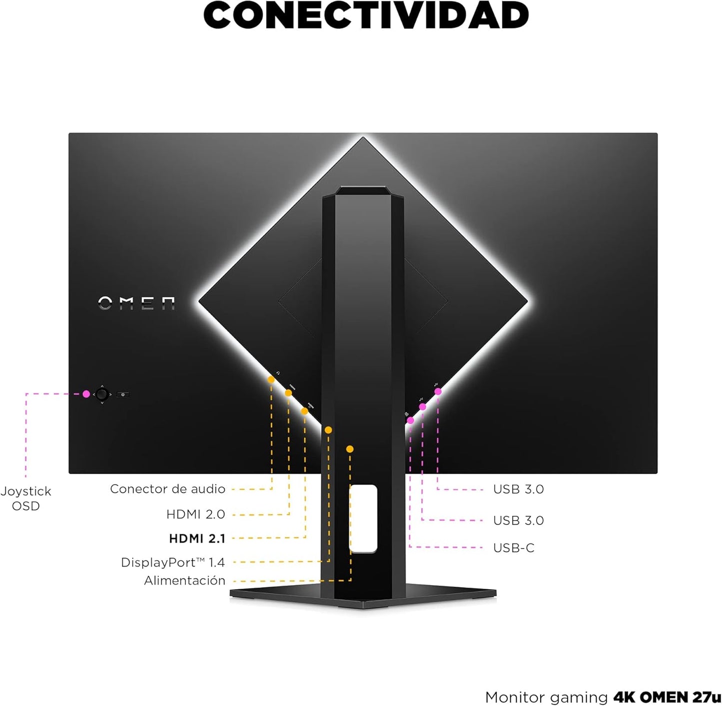 4K Gaming Monitor 27 Zoll, 27 Zoll 144 Hz UHD