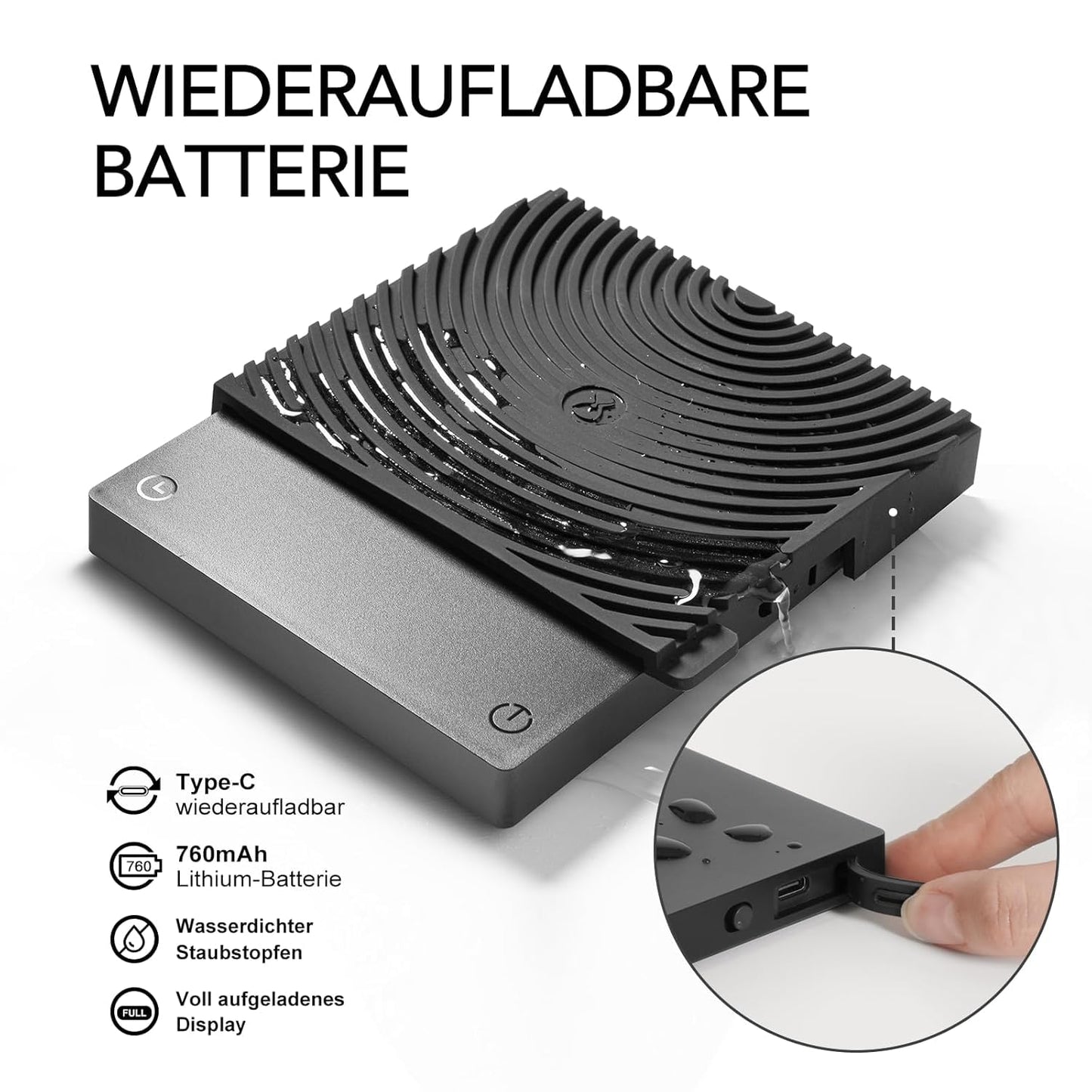 Kaffeewaage Basic mini, Basic mini schwarz