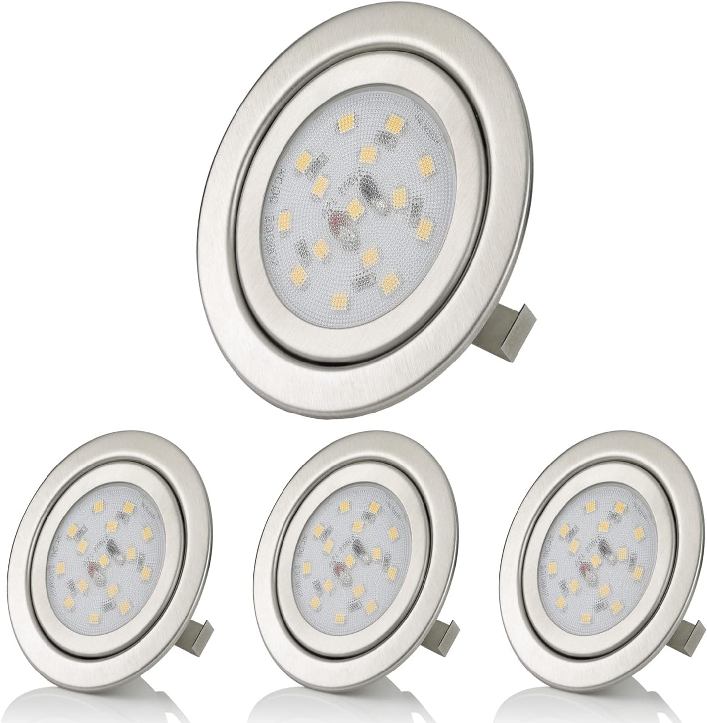 4x Möbeleinbaustrahler
