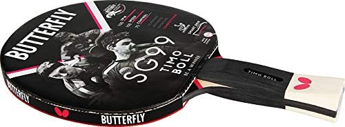 Timo Boll SG99 Tischtennisschläger, Bundle mit Case DC1