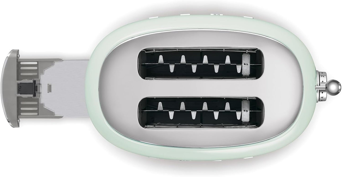 Toaster mit 2 Schlitzen und Bagel-Funktion, Pastellgrün