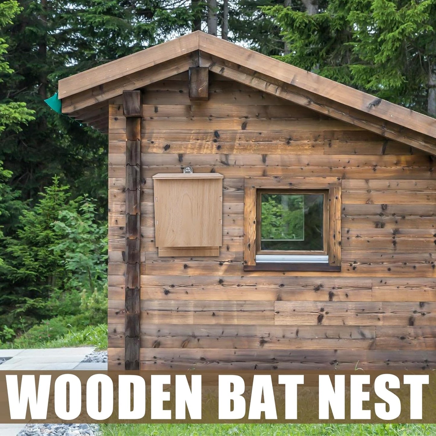 Fledermauskasten wetterfest, grosser Unterschlupf