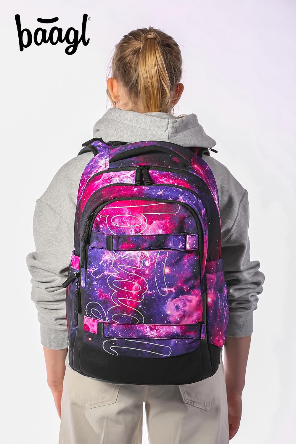 Schulrucksack-Set Skate MAX, Galaxy