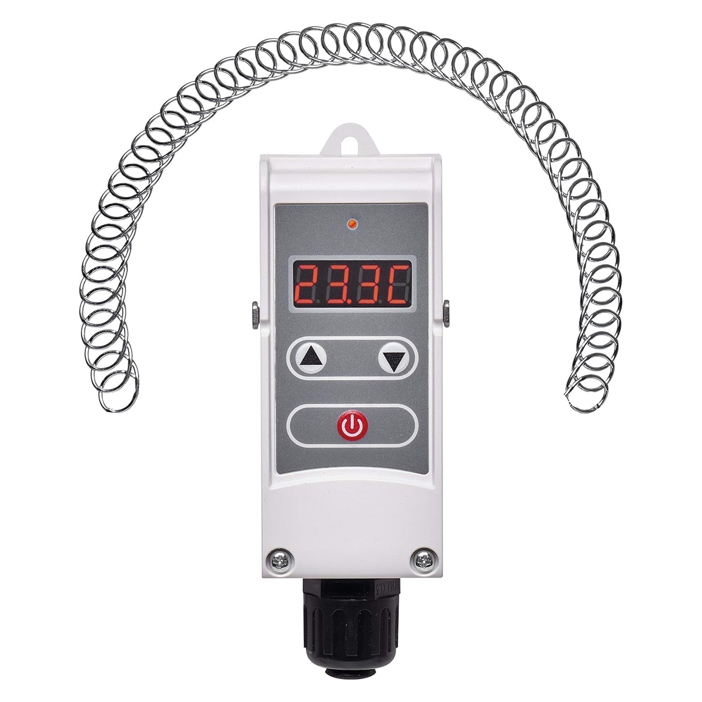 Digitales Anlegethermostat mit Einstellbereich 5-80 °C, Anlege