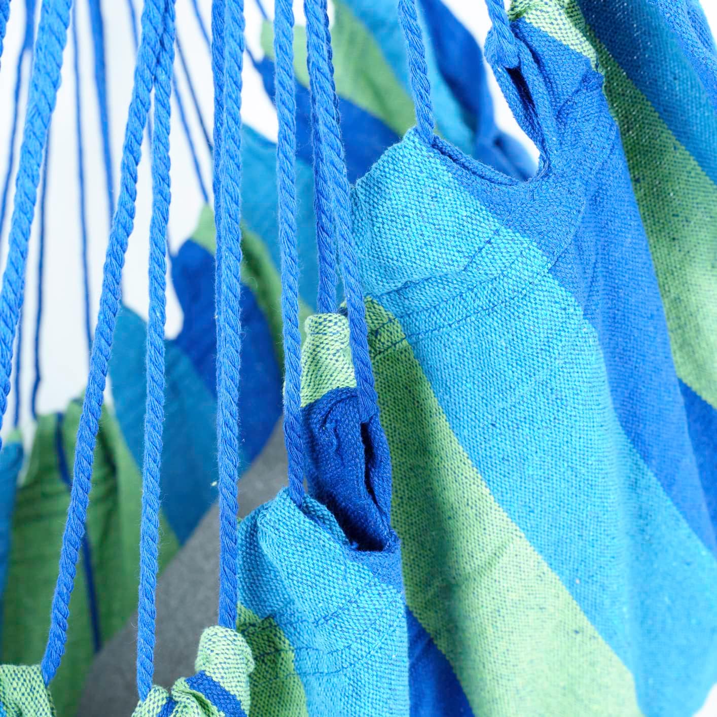 Stripes Hängesessel, Hängesessel Blau | Grün