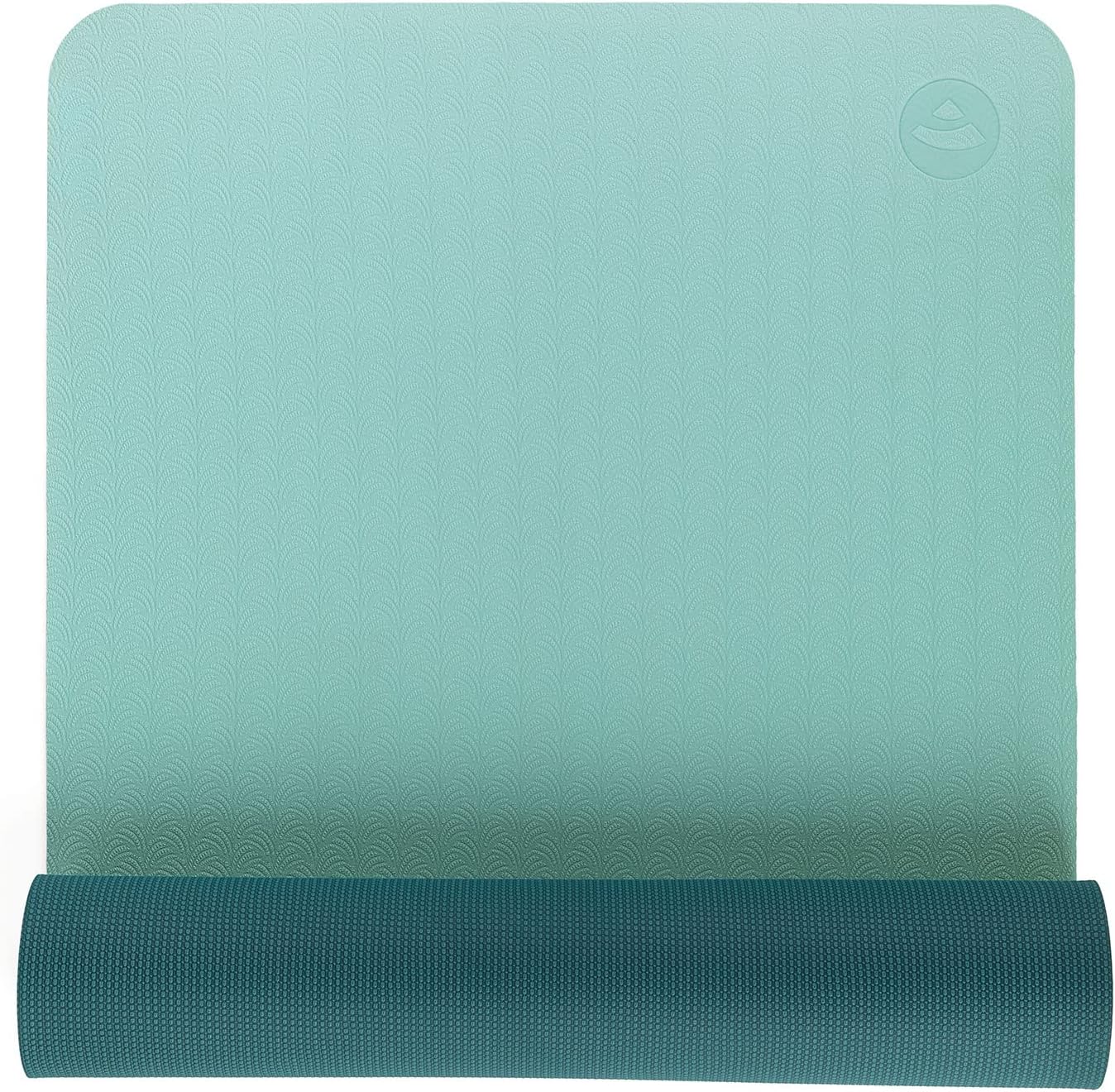 Rutschfeste Yogamatte Lotus Pro, Aqua/Teal