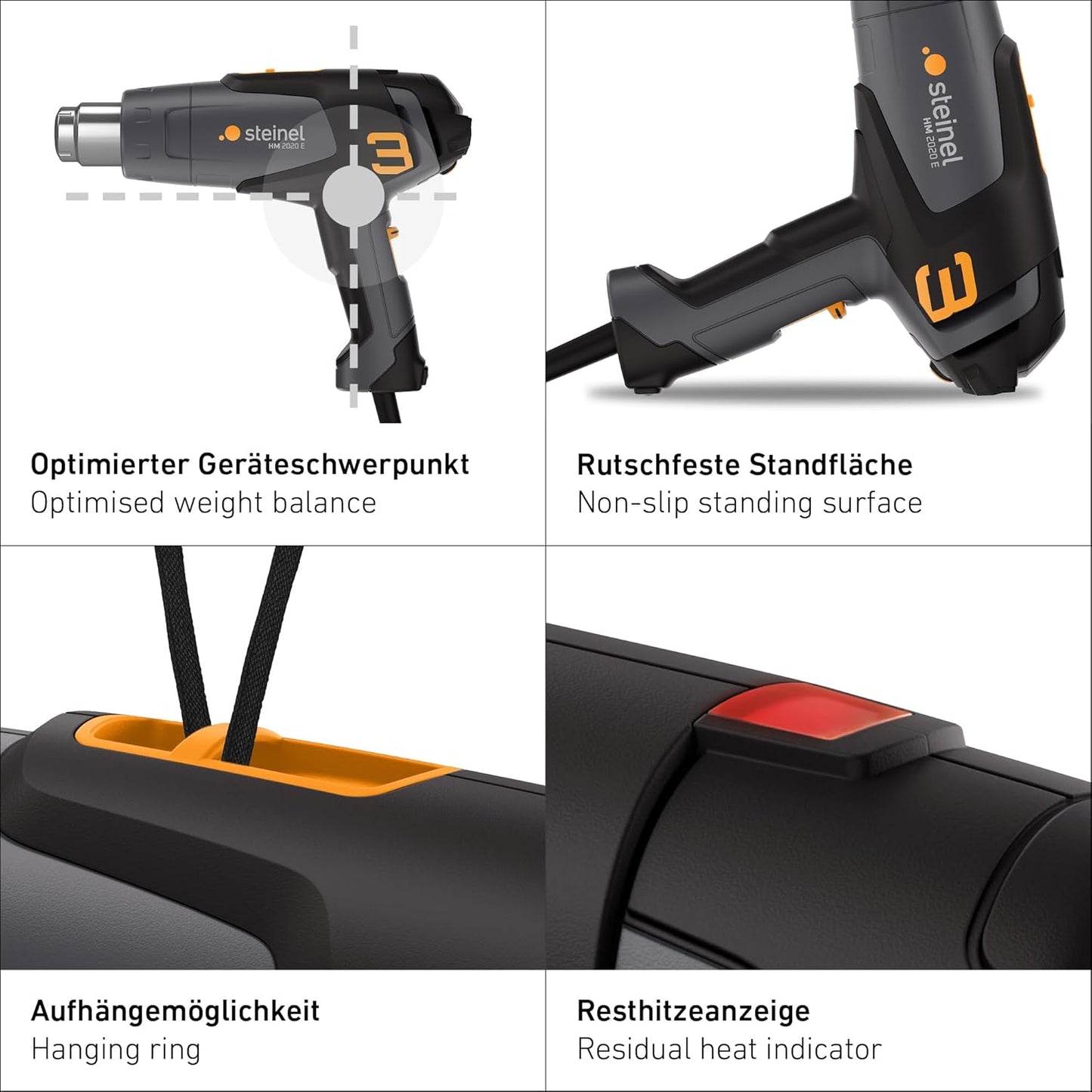 089559 HM 2020 E Heissluftgebläse 2200 W, Single