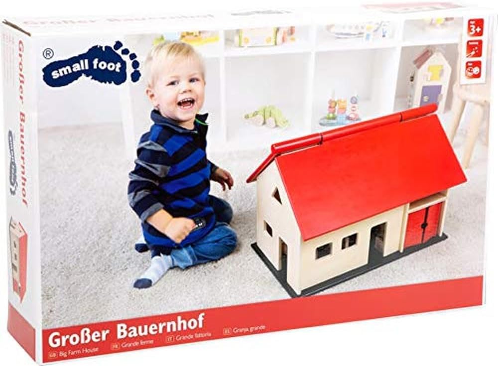 Grosser Bauernhof mit aufklappbarem Dach und Schwingtoren, Grosser Bauernhof