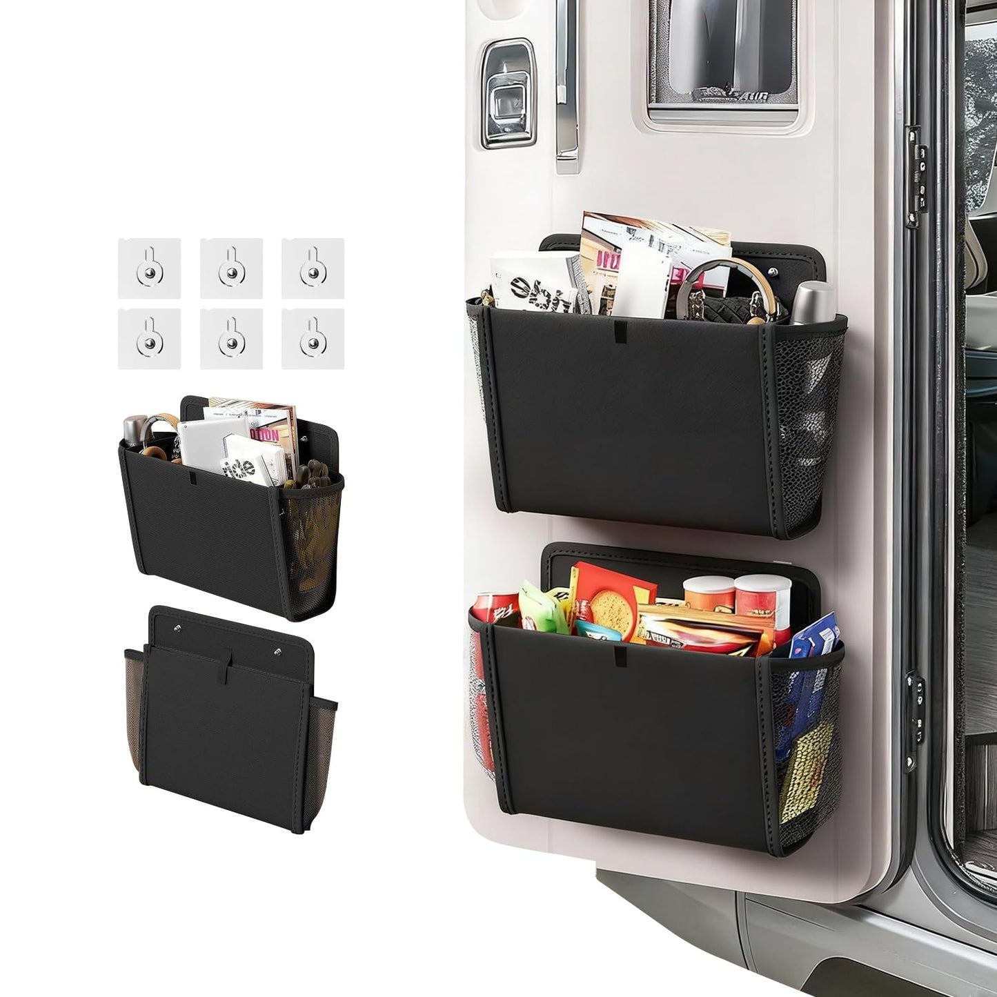 2-teiliges Wohnwagentür Hängeorganizer-Set