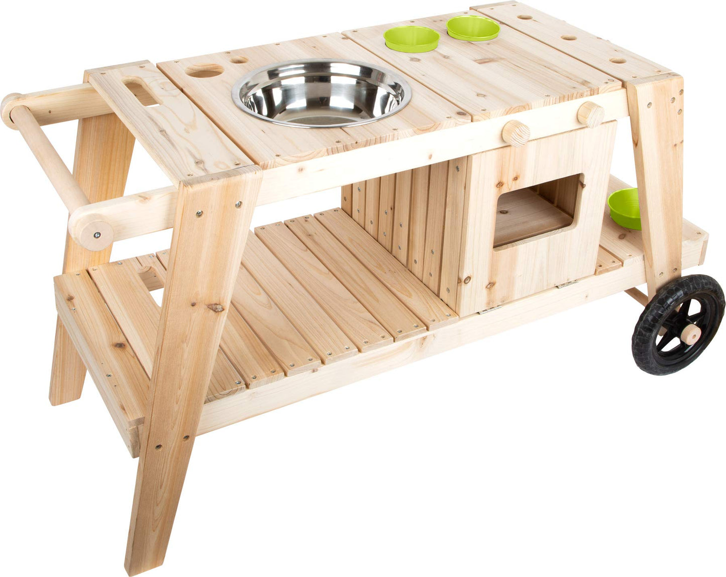 Matschküche mit Rädern, Matschküche