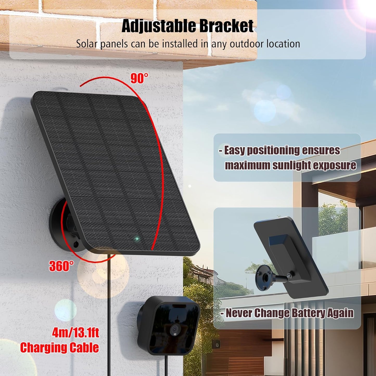 Solarpanel für Blink Outdoor-Kamera