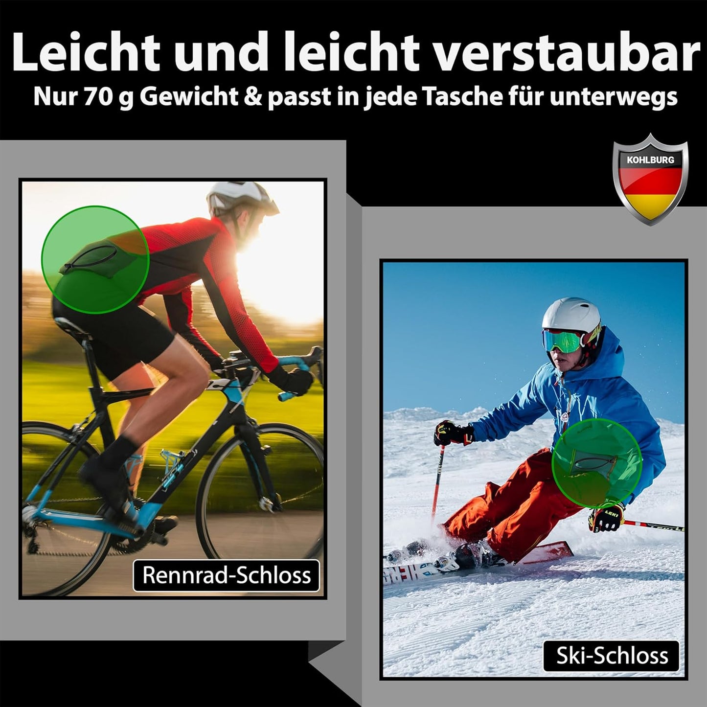 Kabelbinder Schloss Valencia mit Zahlencode (50cm)