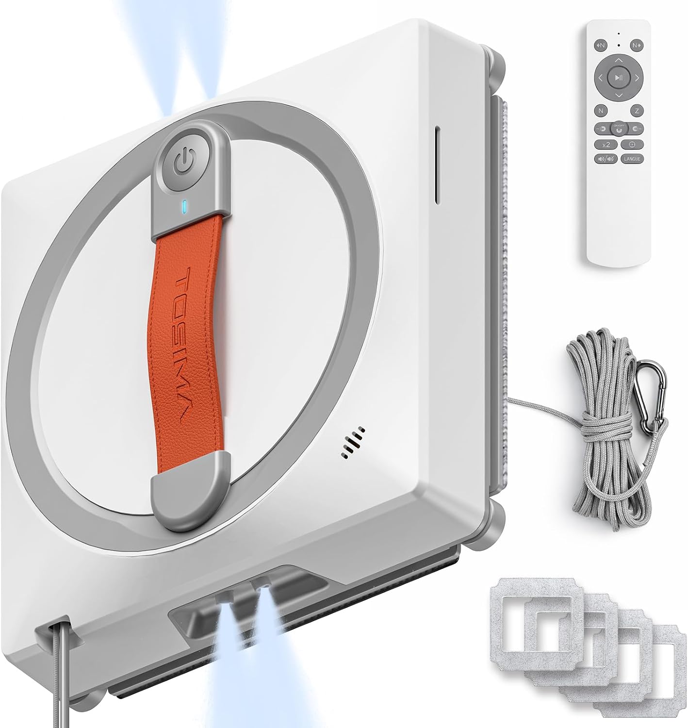 Fensterputzroboter WA9C Pro mit 6 Reinigungsmodi, Reinweiss