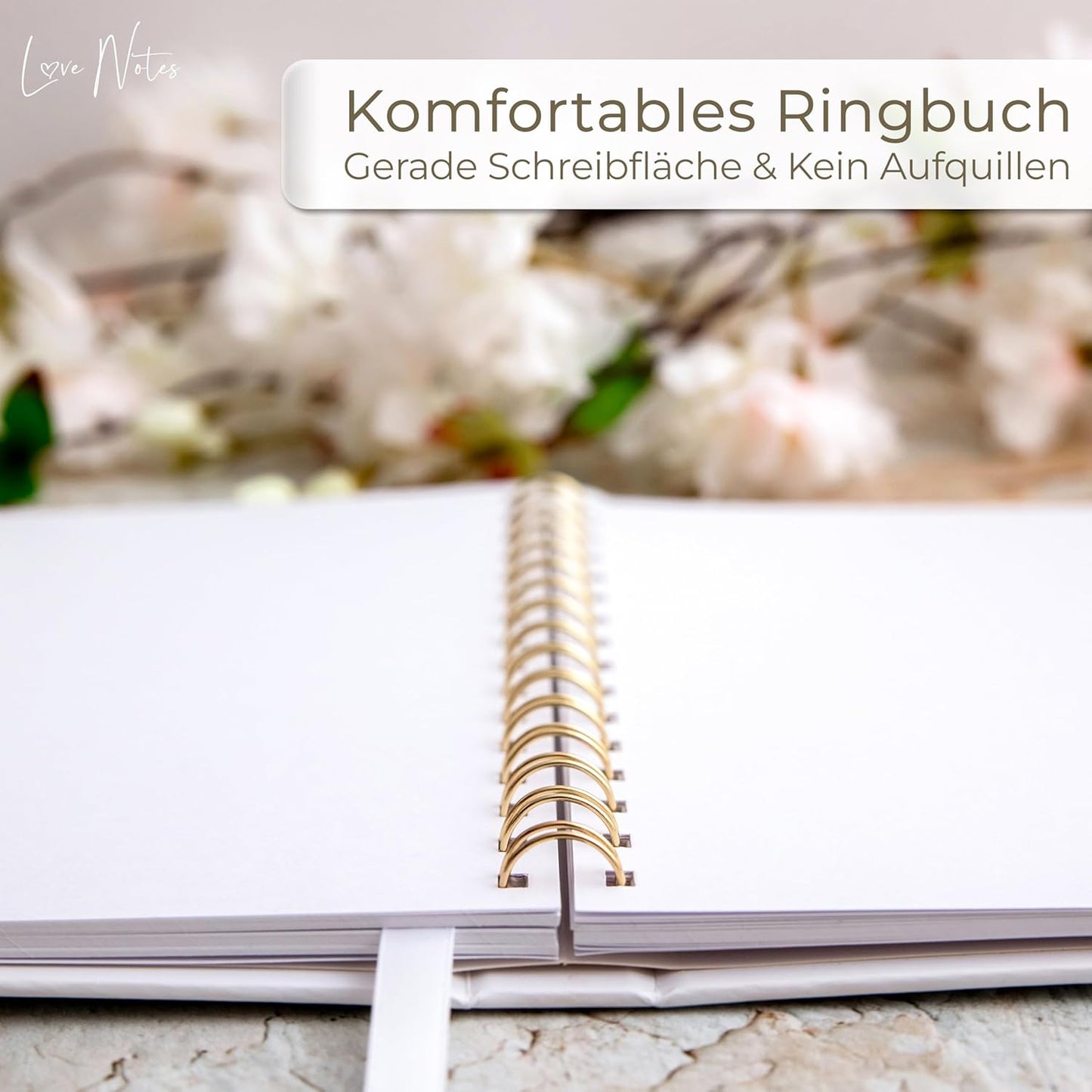Gästebuch für Hochzeit und besondere Anlässe, Weiss