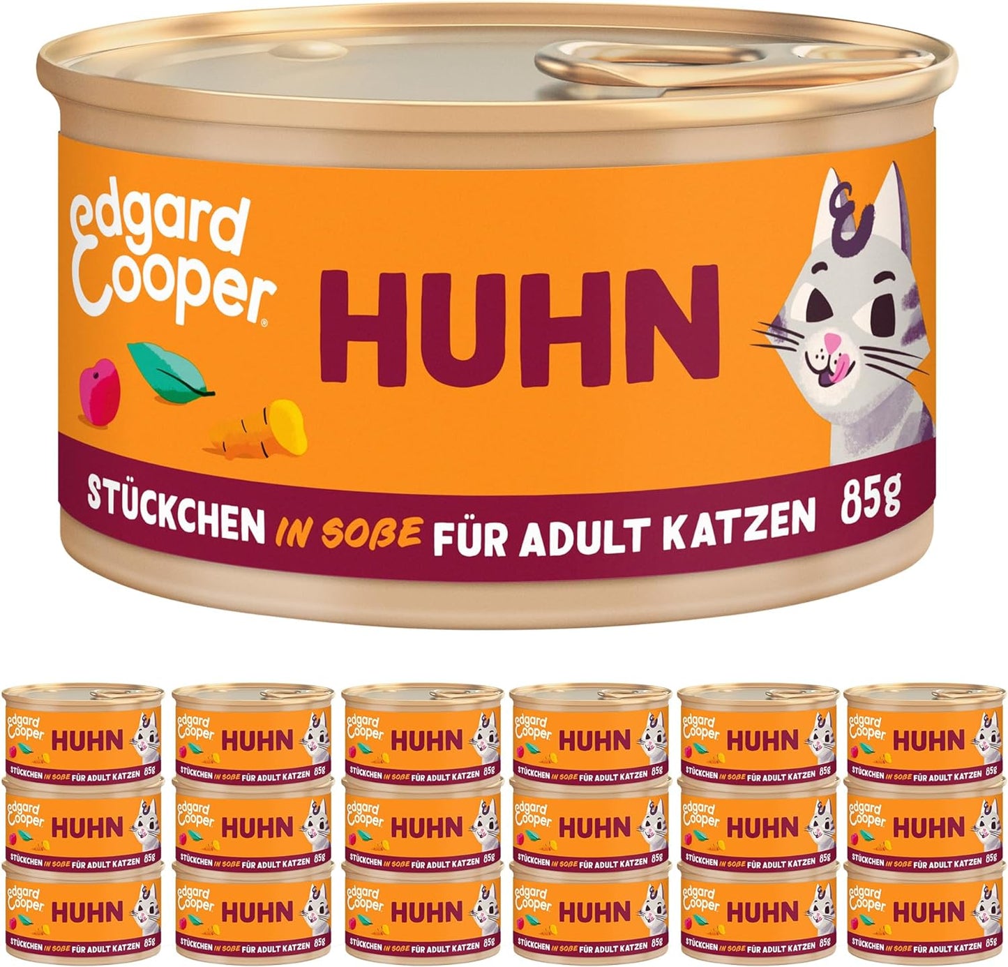 Stückchen in Sosse, Huhn
