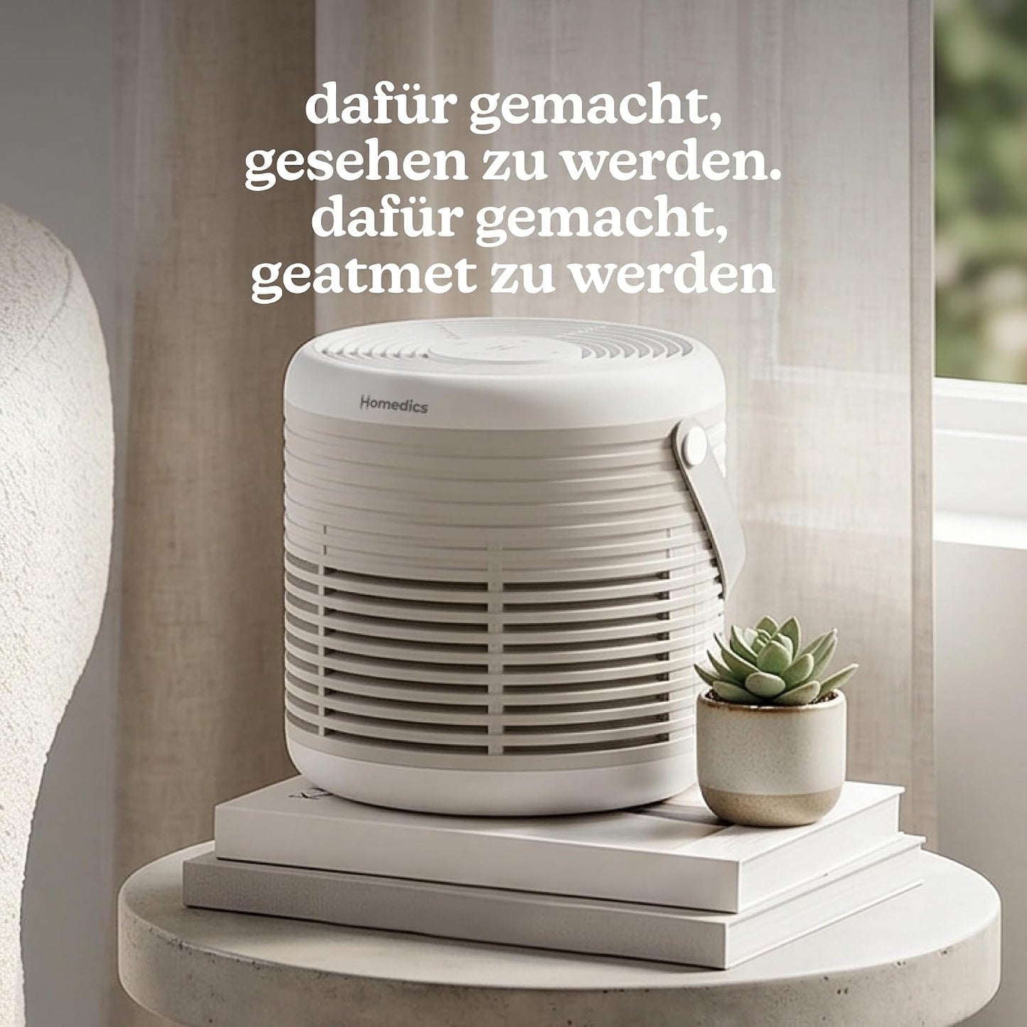 WhisperPure Comfort Luftreiniger, Beige