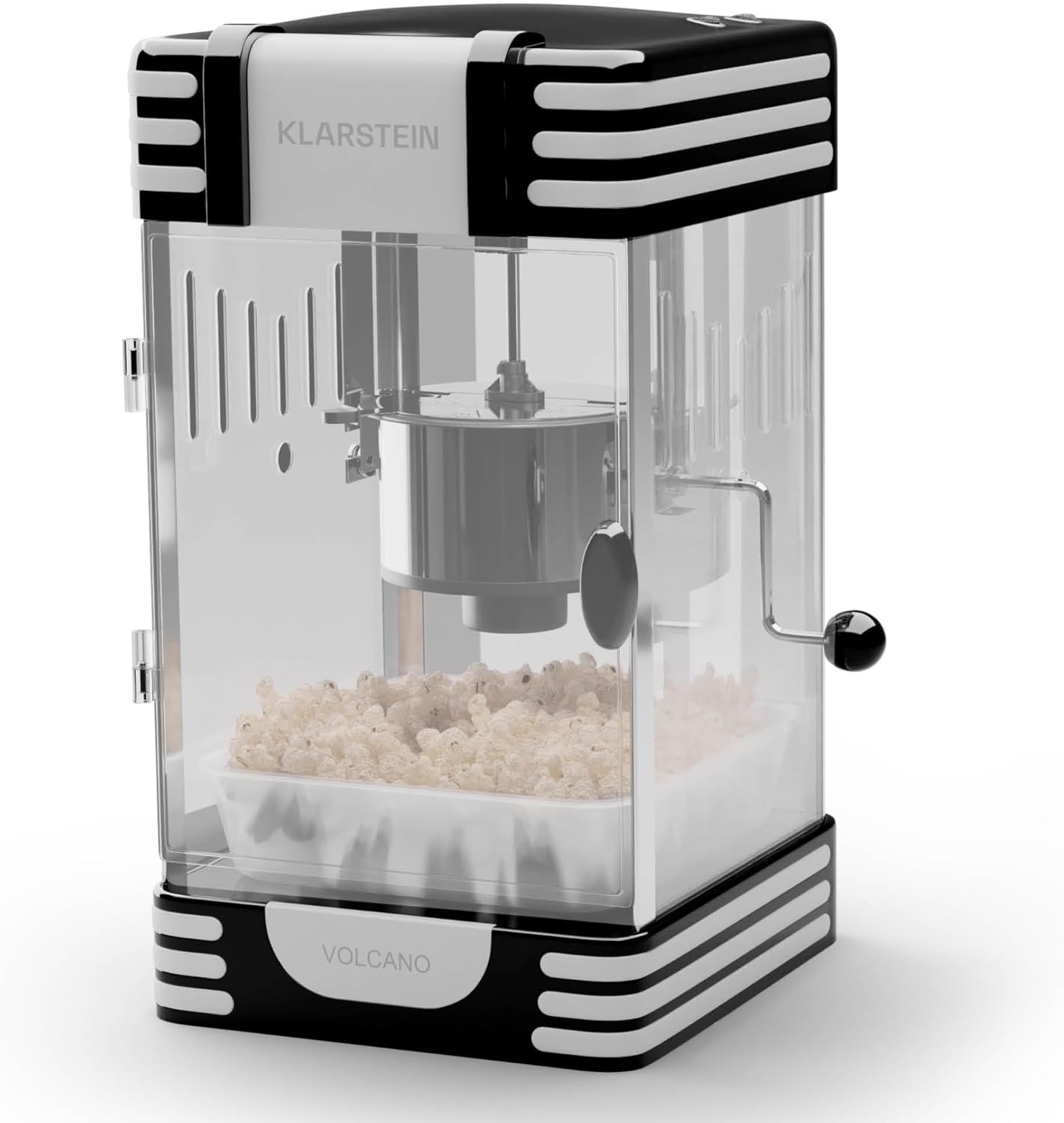 Popcornmaschine, 33cm (B) x 47cm (H) x 29cm (T) Schwarz