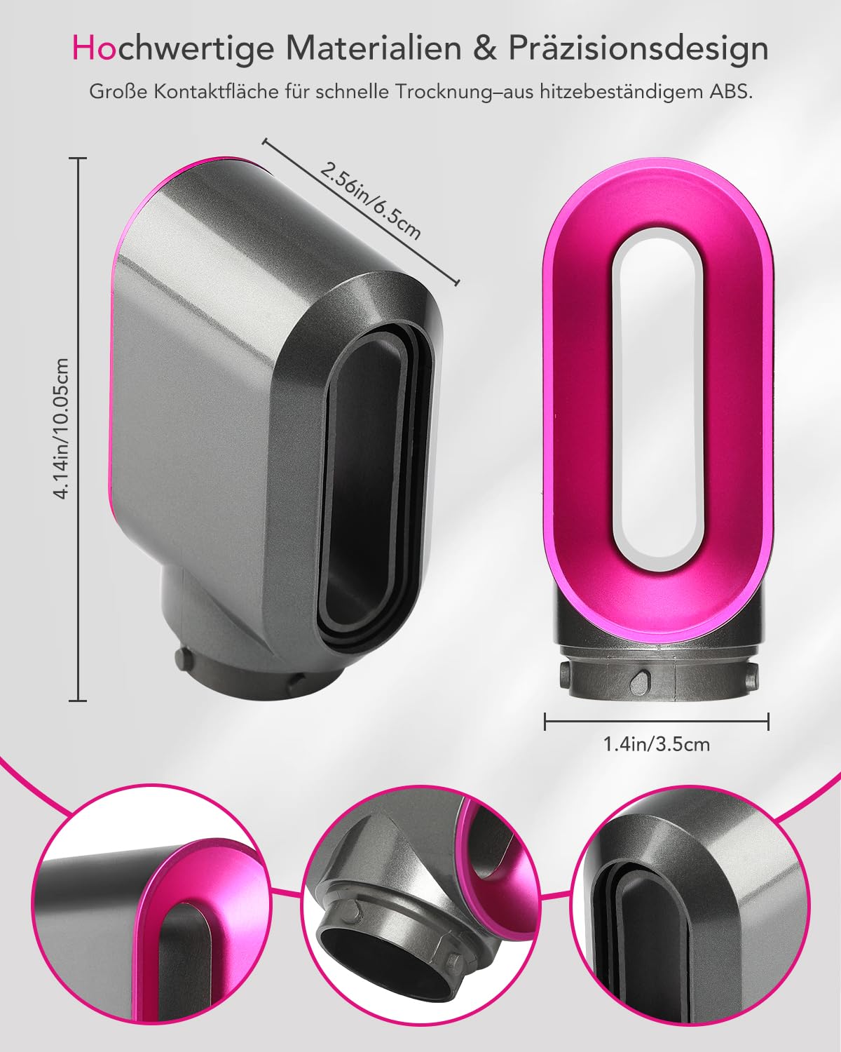 Vorstyling-Trocknerdüse für Airwrap, Fuchsia