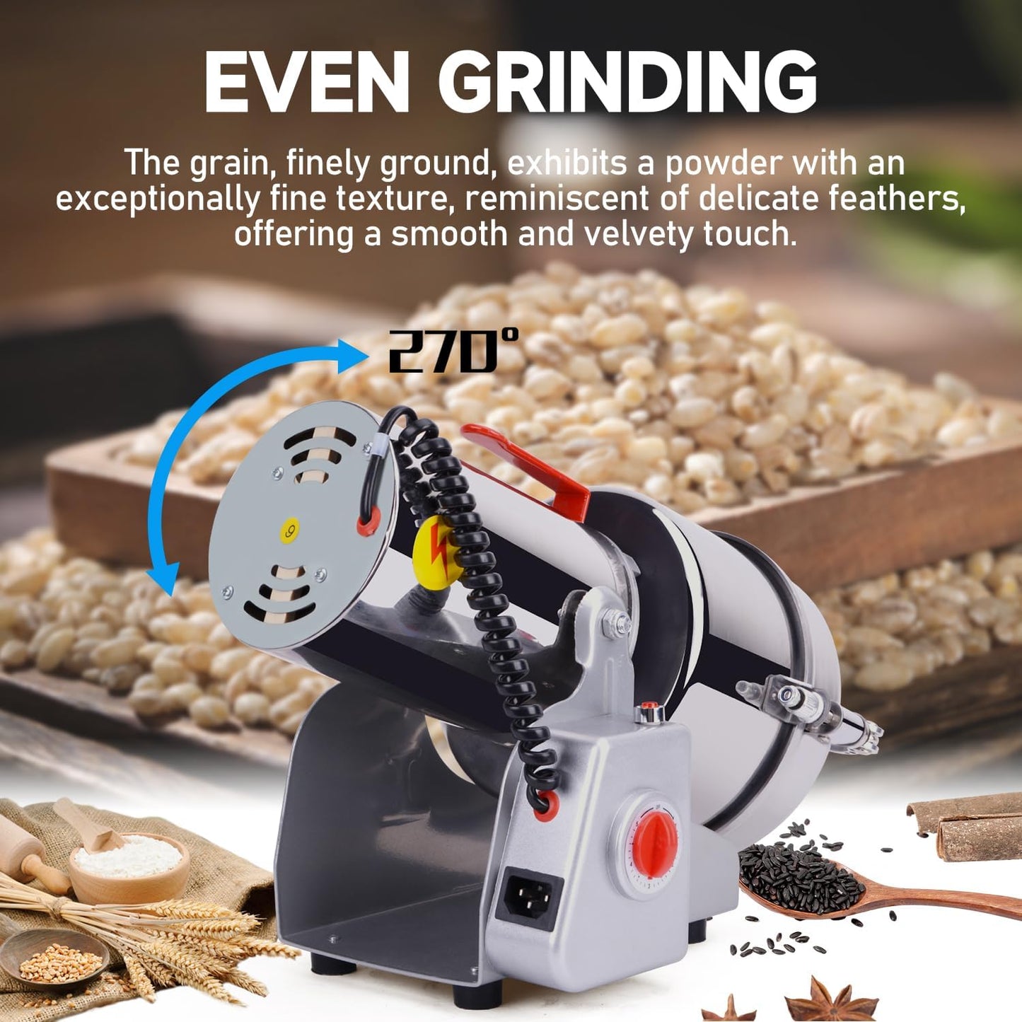 Elektrische Getreidemühle, 1000g