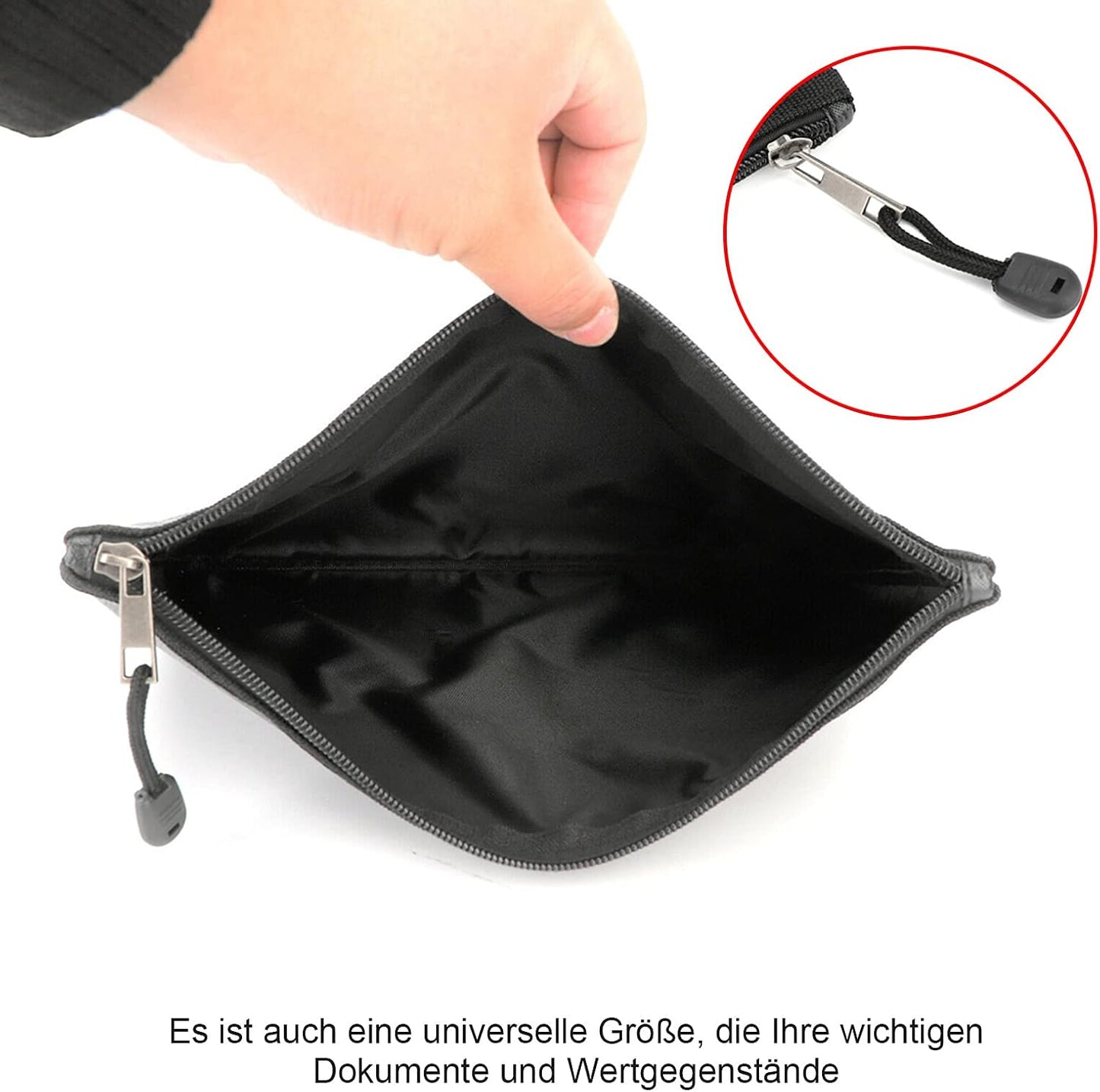 Feuerfeste Dokumententaschen-Set (2 Stück, wasserdicht), L+L