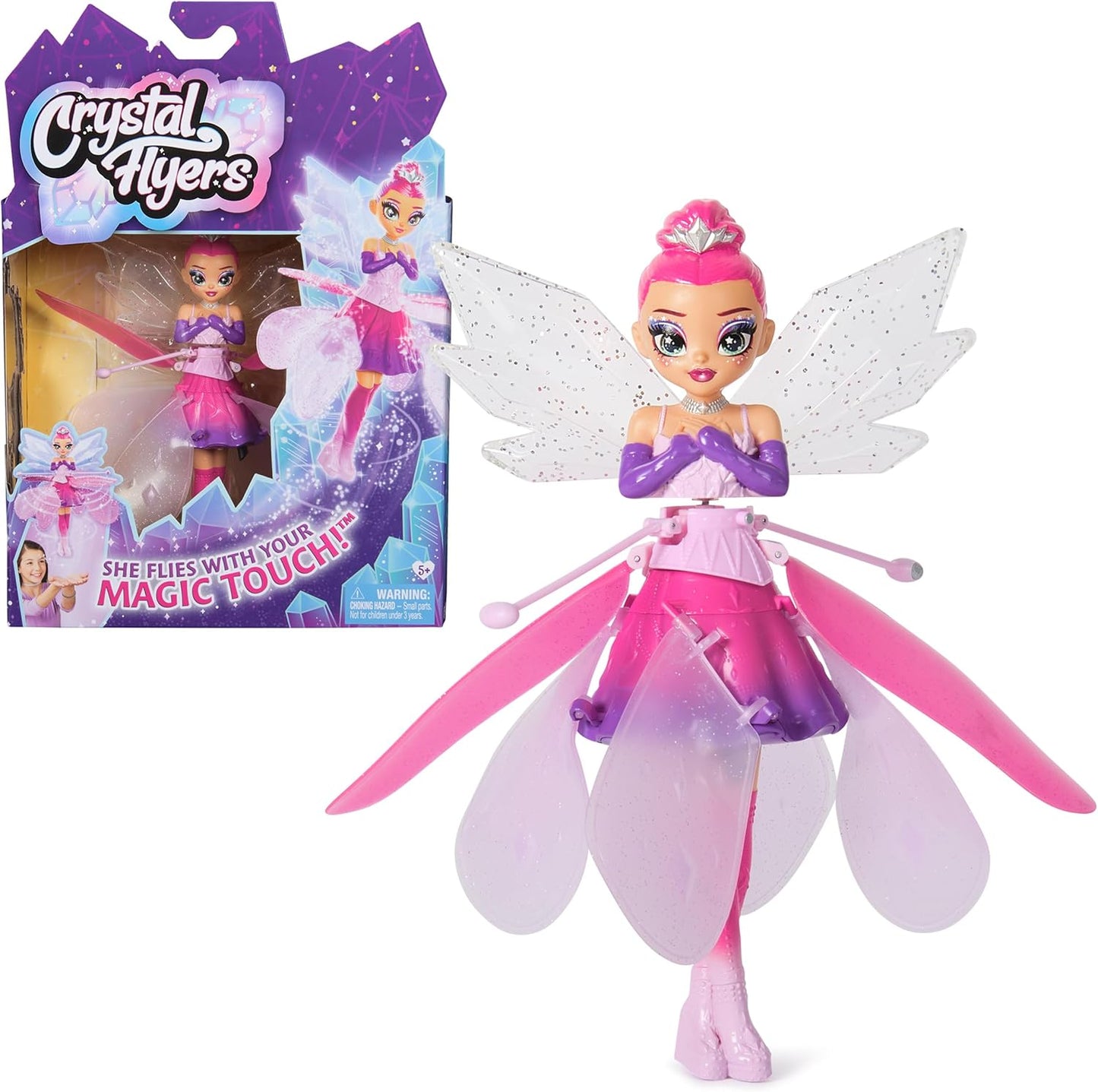 Crystal Flyers Magische Flugdoll mit Kristallflügeln