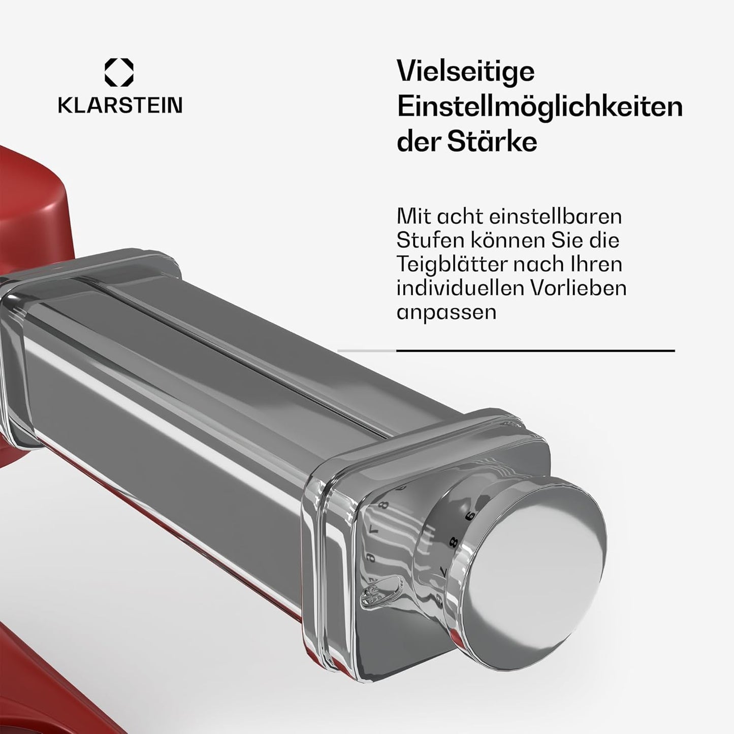 Nudelaufsatz für Küchenmaschine, Grau Chiara Nudel zubehör