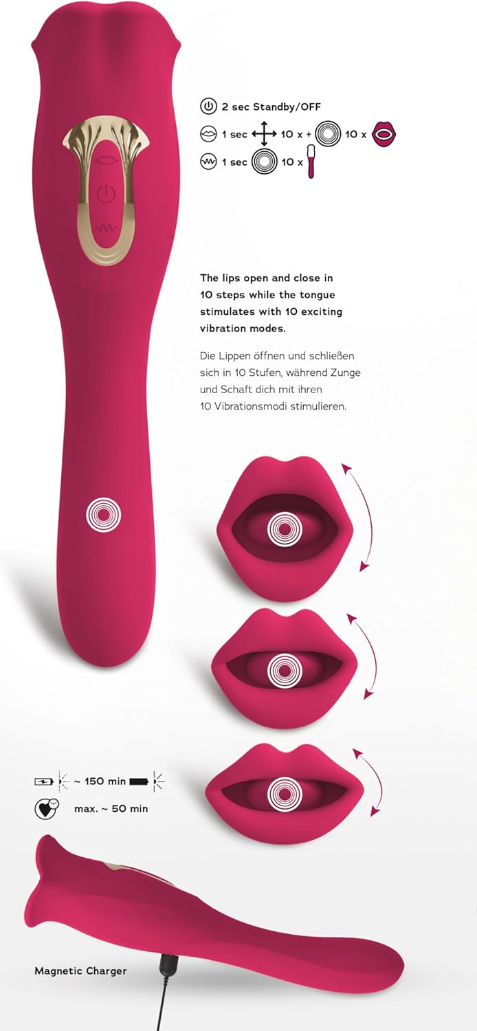 Oral Fun Vibrator mit 10 Stimulationsmodi