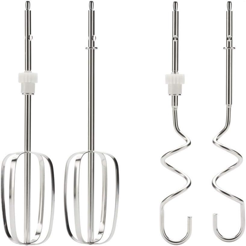 Küchenmaschine mit Edelstahl-Schüssel, Weiss Handmixer mit Schüssel