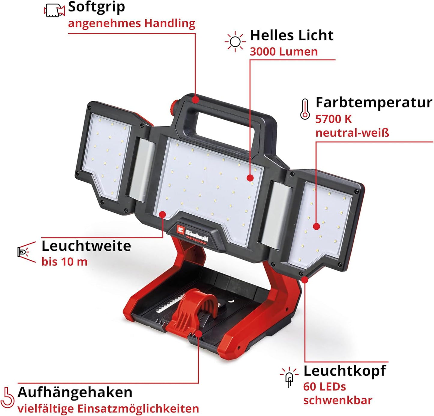 Akku-Lampe TP-CL, ohne Zubehör|ohne Akku und Ladegerät