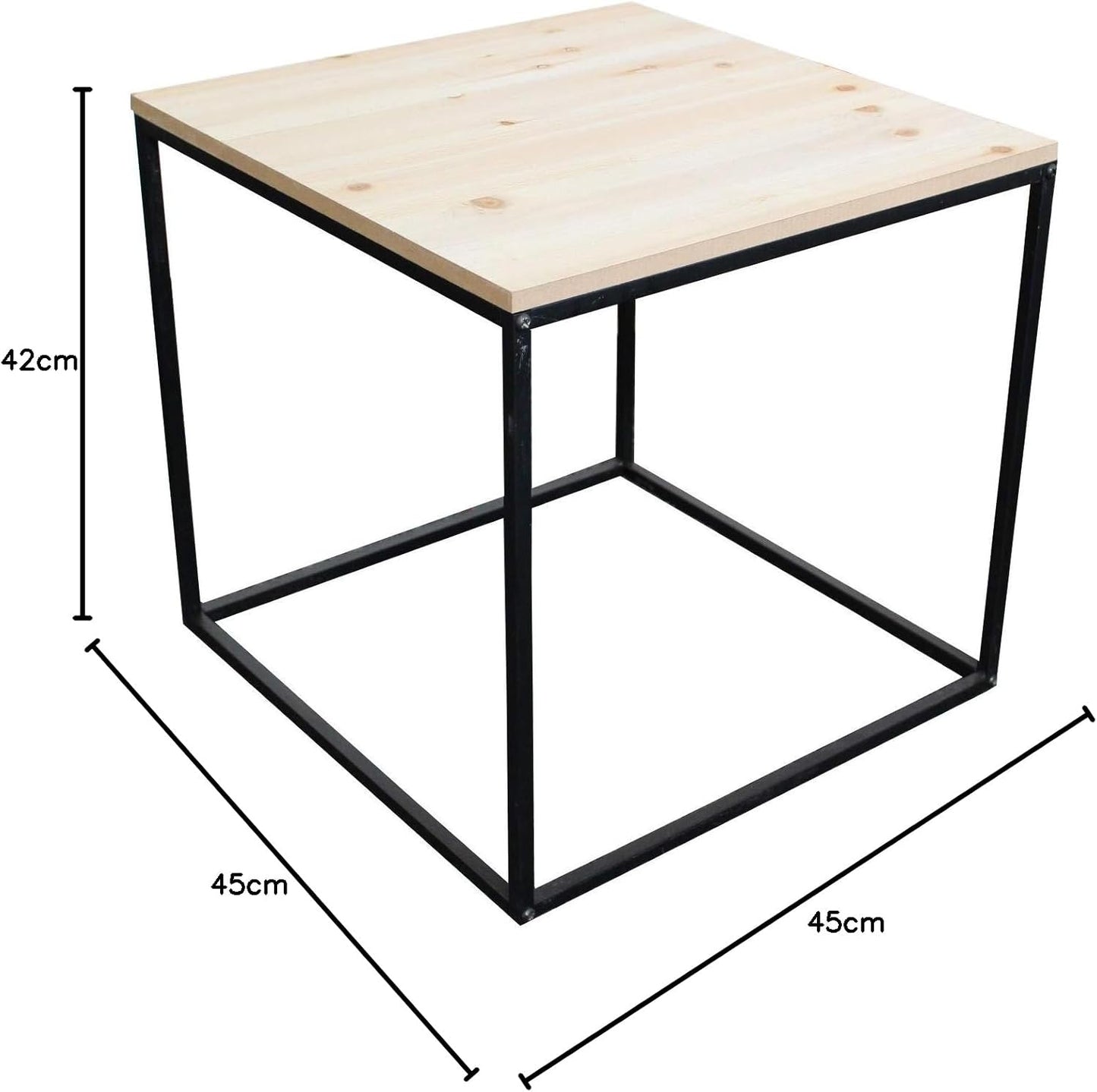 Sofatisch, ca. 45 x 45 x 42,5 cm