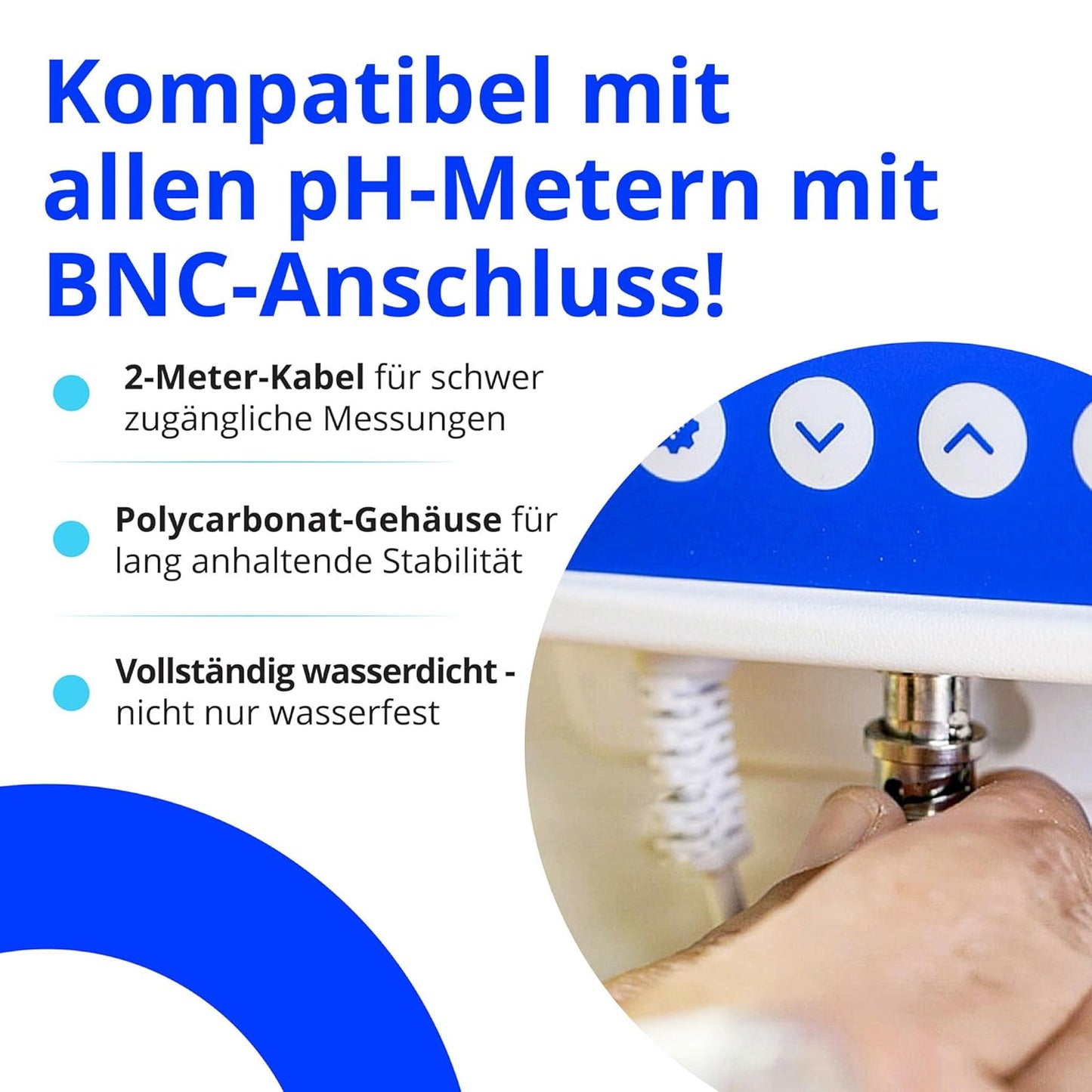 pH-Sonde für Wasser, pH-Sonde (Lösungen)
