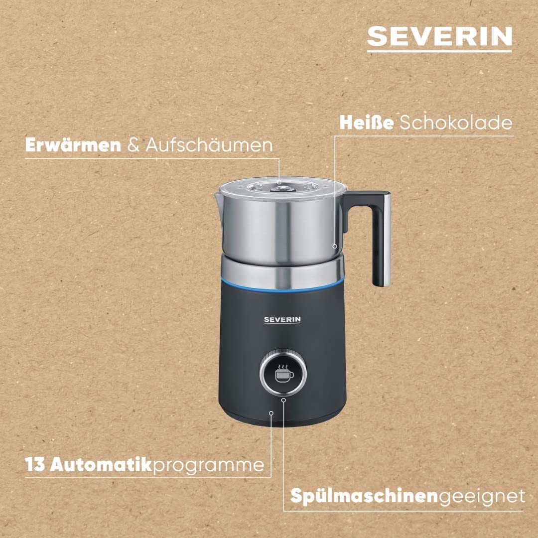 Spuma 700 Plus, Milchaufschäumer, 700 ml + OLED-Display Schwarz