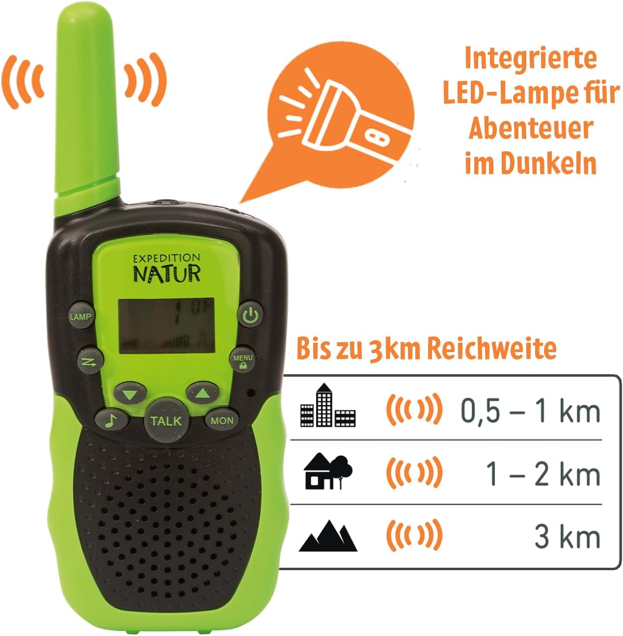 Expedition Natur Walkie-Talkie Set für Kinder