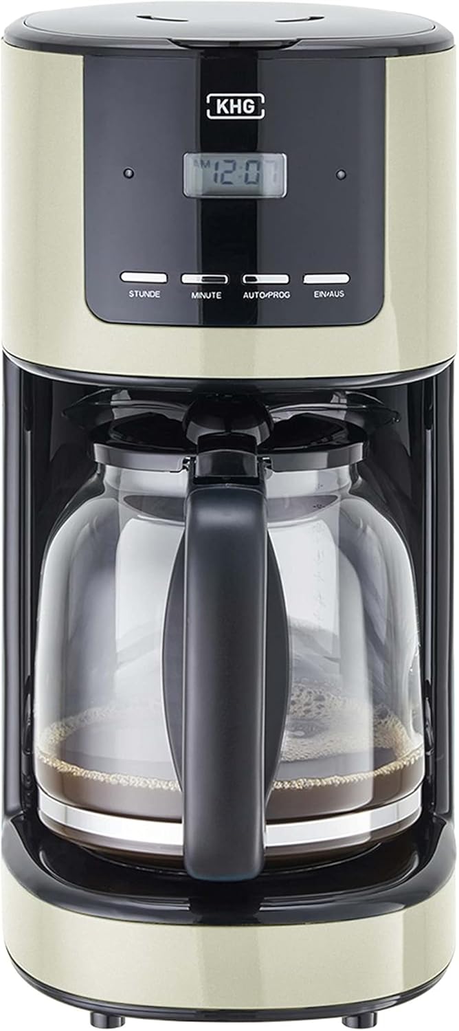 Kaffeemaschine KA-184 mit Timer-Funktion, Creme