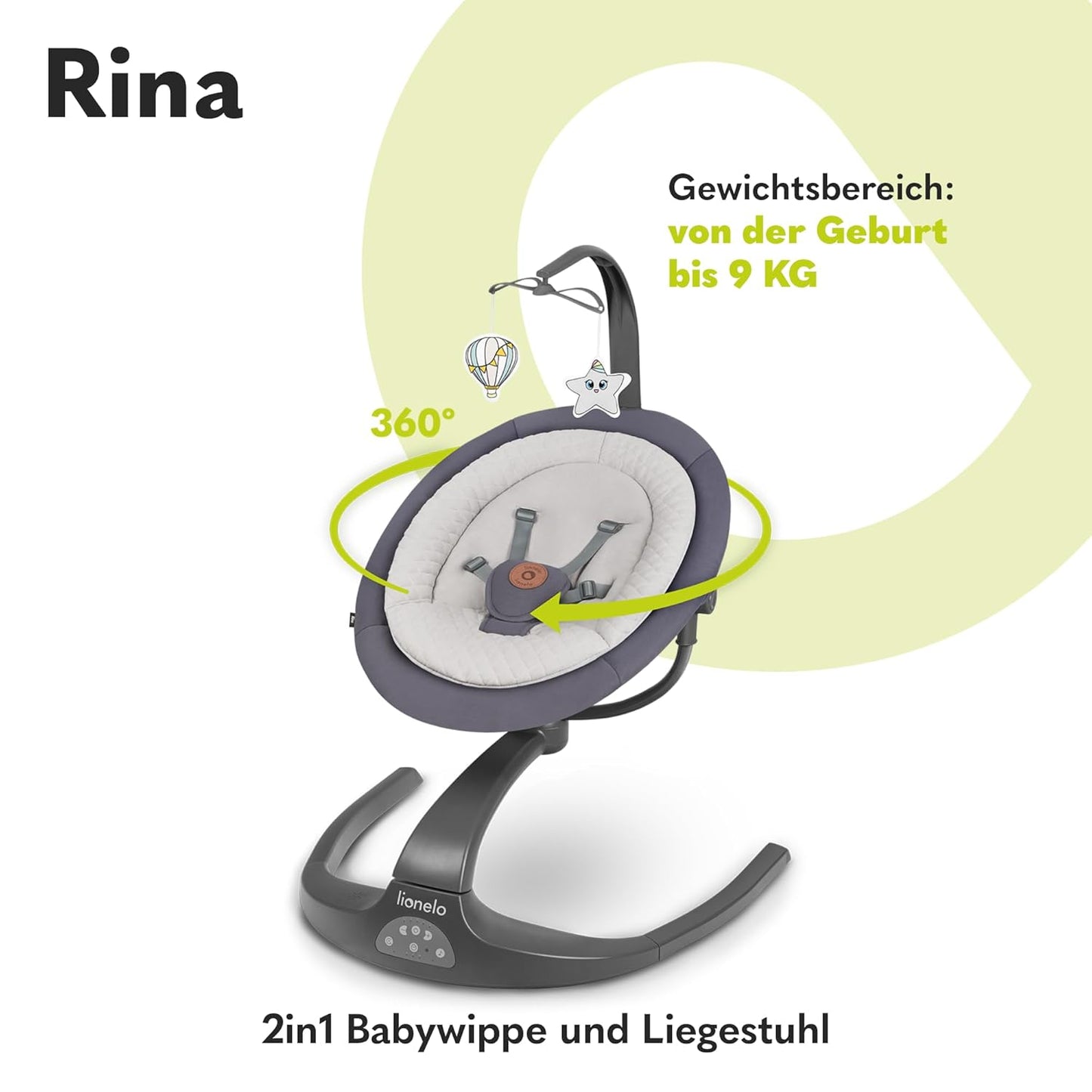 2in1 Babywippe Rina