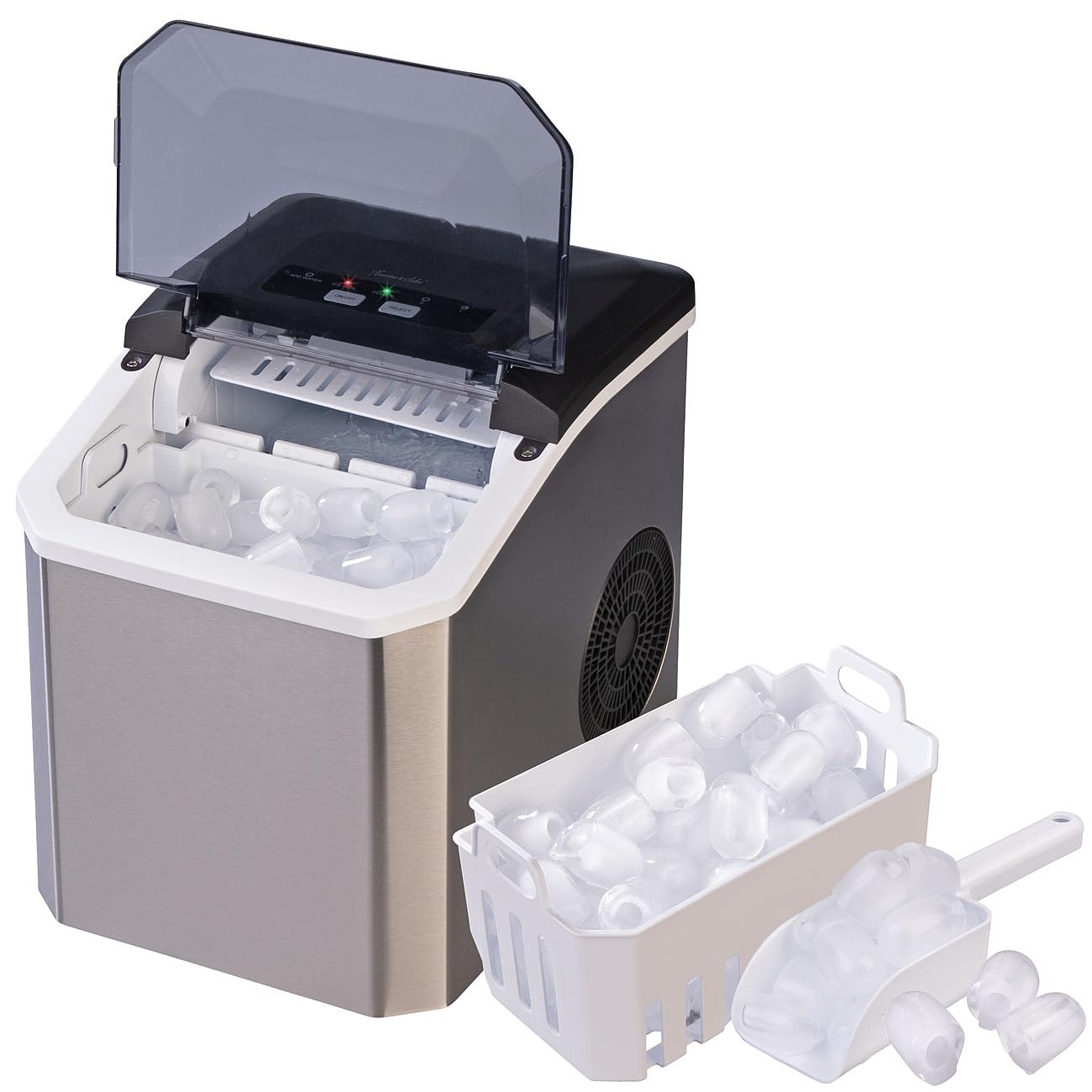 Eiswürfelmaschine mit Selbstreinigungsfunktion