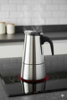 Espressokocher für 6 Tassen, 6 Tassen / 300 ml