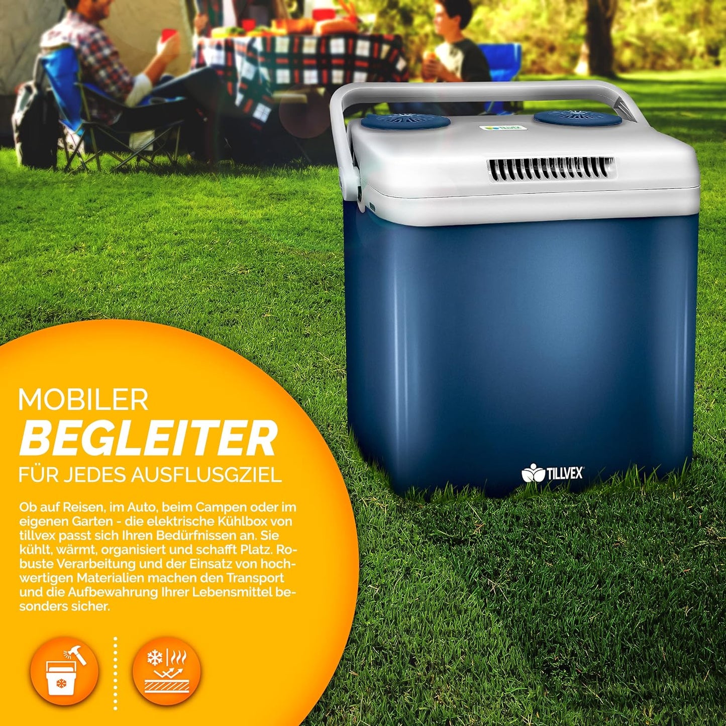 Elektrische Thermobox, Blau