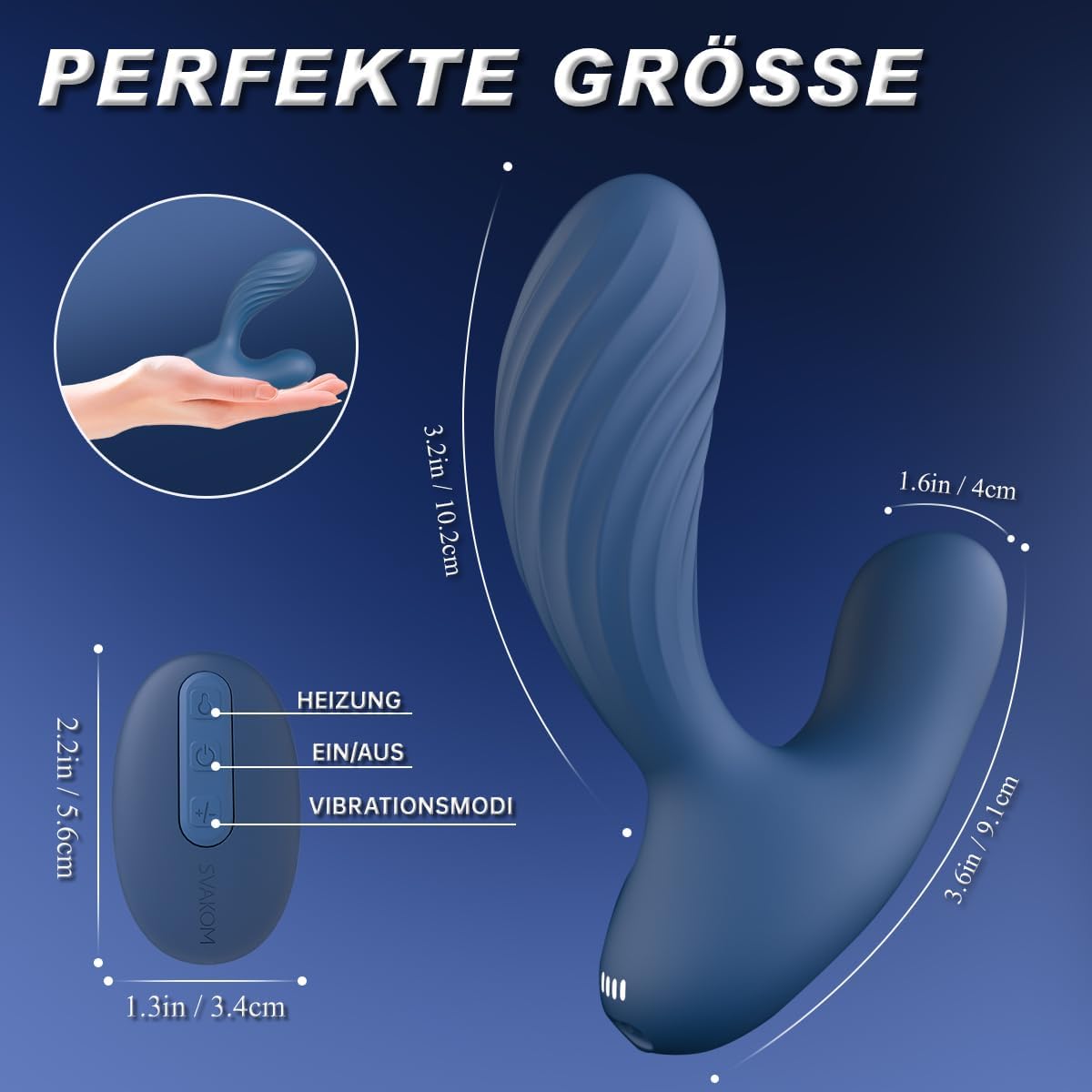 Vick neo Analplug mit App und Prostata-Stimulation