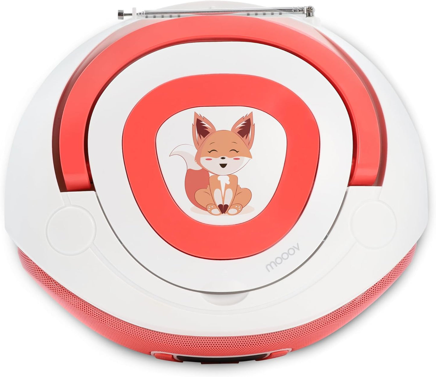 CD-Player mit Karaoke & Lichteffekten, White & Pink