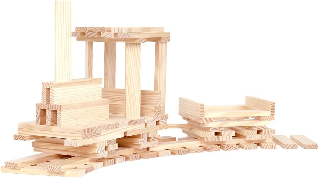 Holzbaukasten Konstruktionsspielzeug