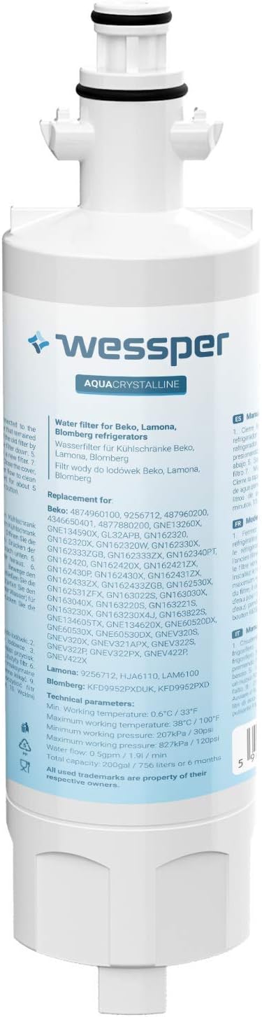Gefrier-Kühlschrank Wasserfilter Ersatz (1 Stück), 1 Stück (1er Pack)