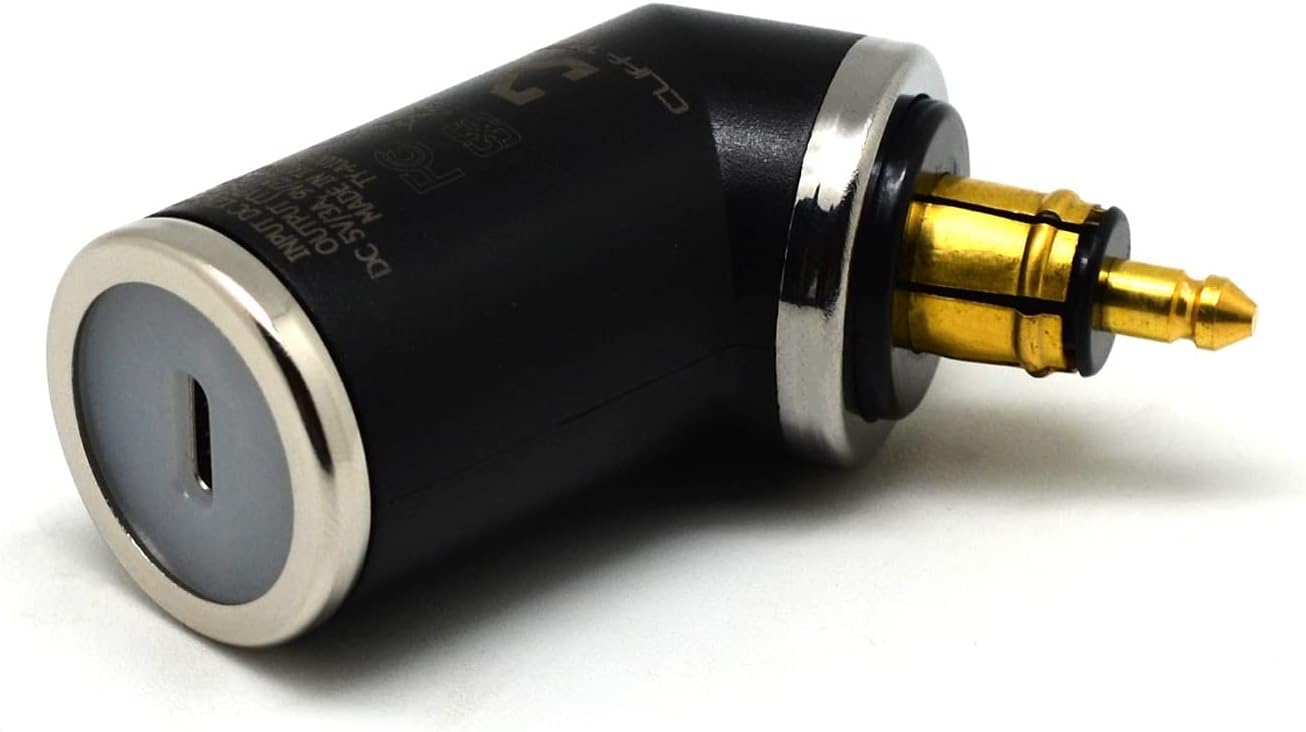 Motorrad USB-Ladegerät Typ C, Typ C kurz abgewinkelt