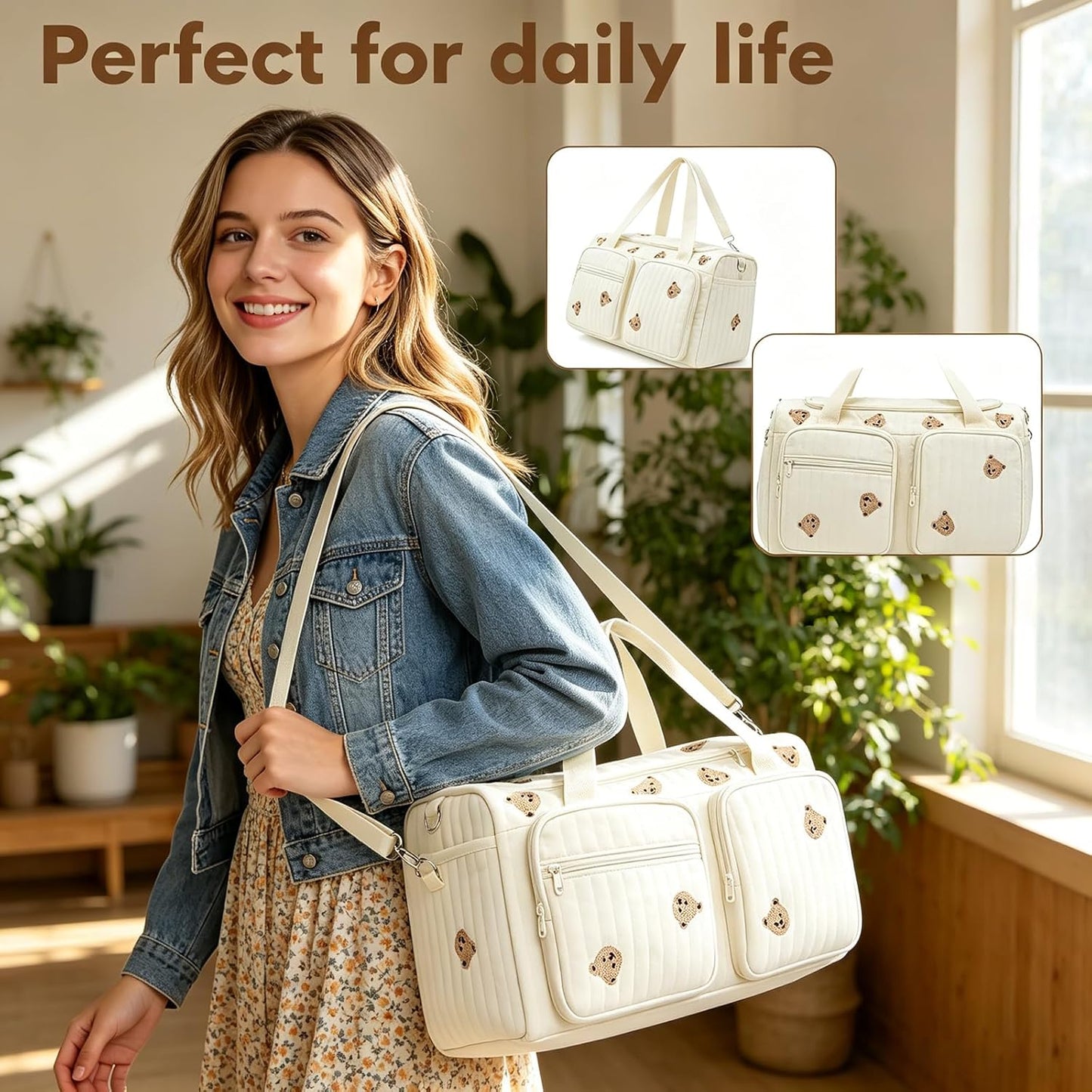 Wickeltasche mit Feuchttuchfach