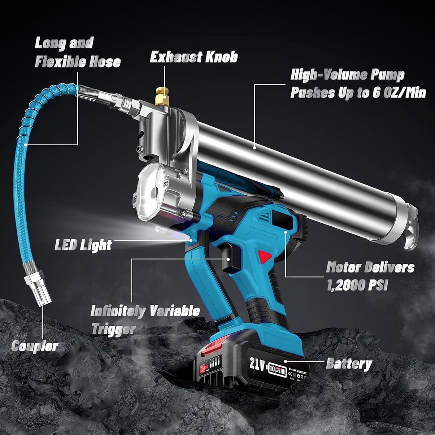 Akku-Fettpresse für 18V MAX Systeme