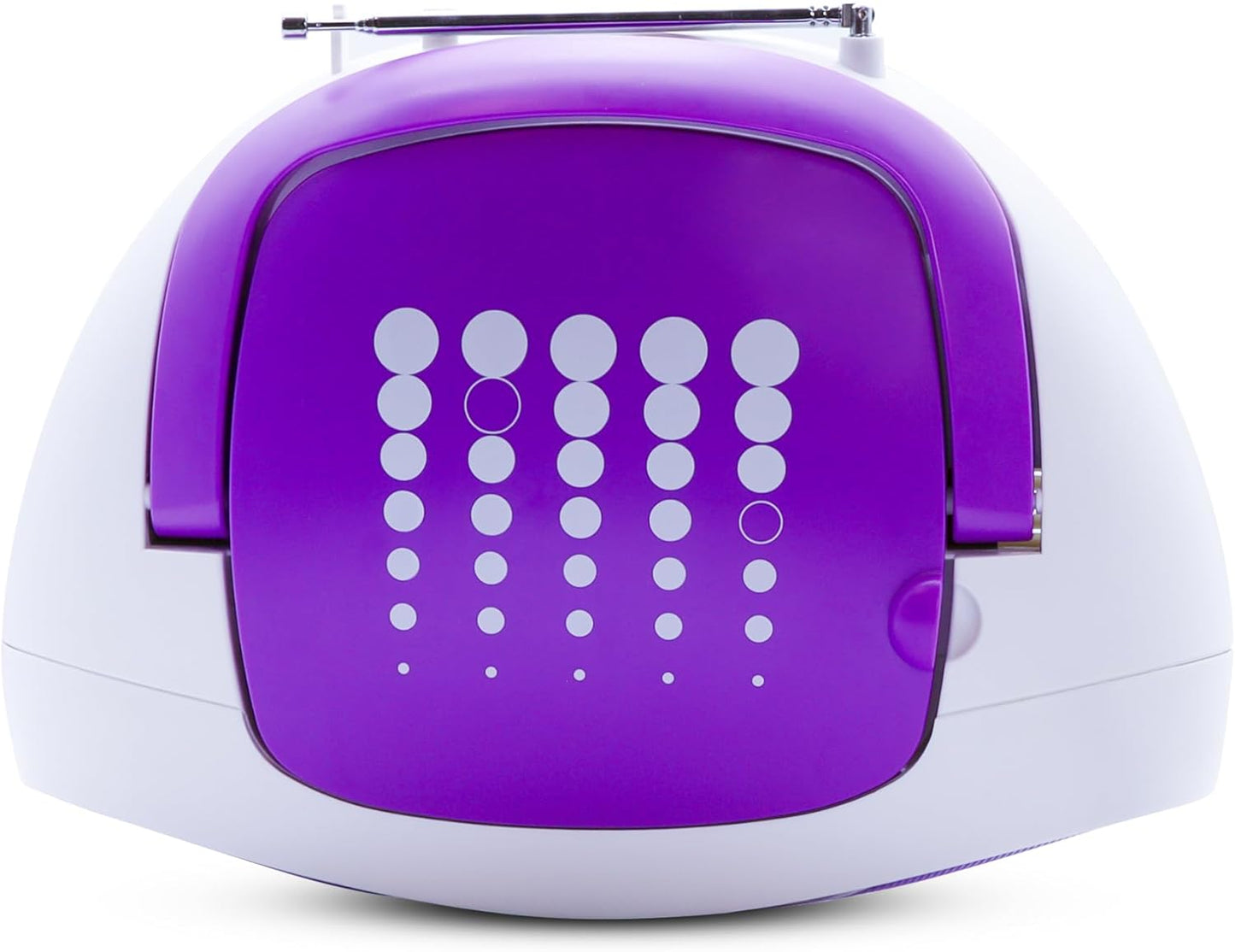 Tragbarer CD-Player, Purple & White