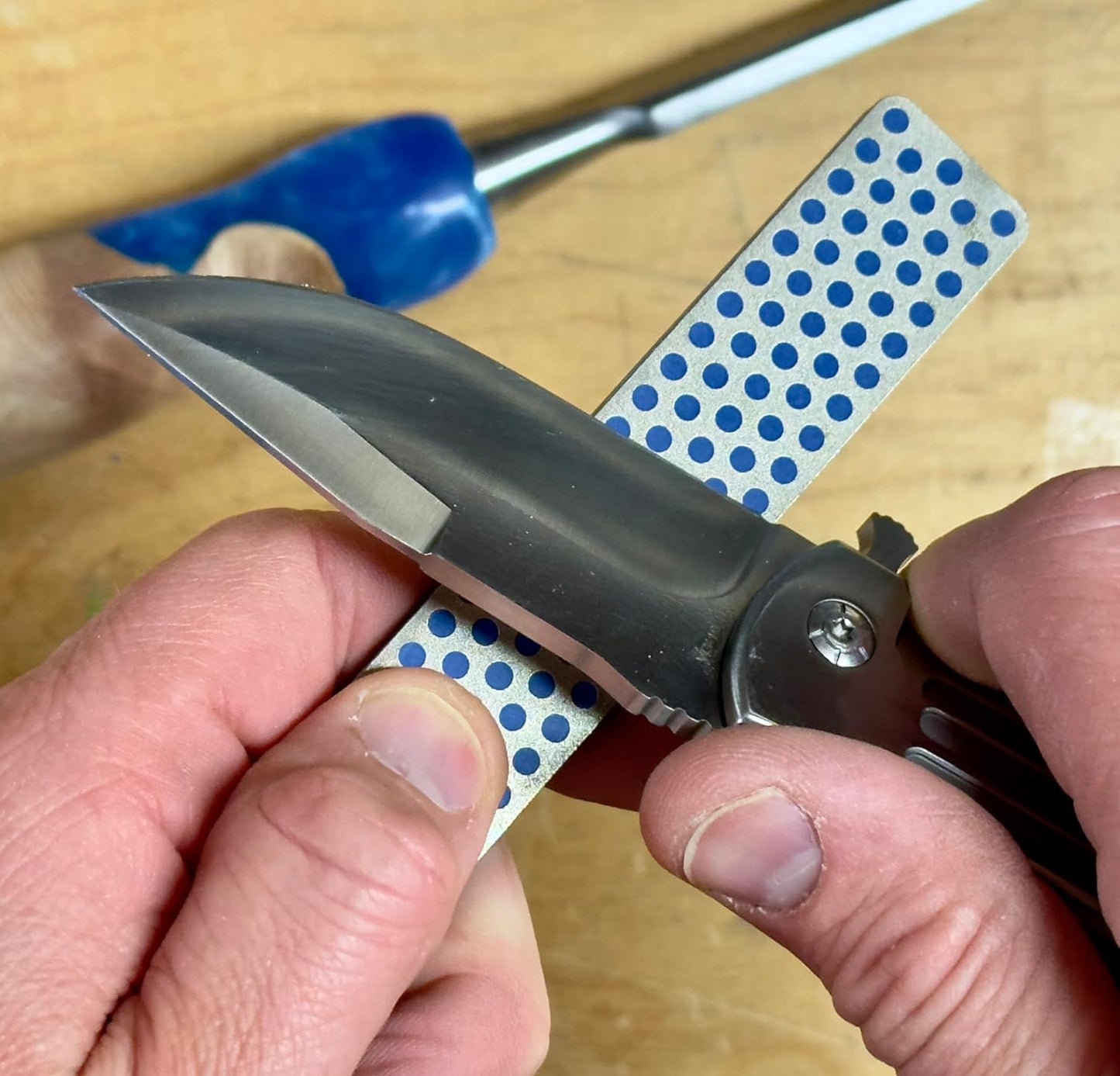 DMTA4C Schleifstein, Diamanten-Schleifstein mit 10 cm (4 Zoll) - zu verwenden mit der Schleifeinheit Aligner - Grobkorb